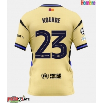 Camiseta Barcelona Jules Kounde #23 Visitante Equipación 2025-26 manga corta